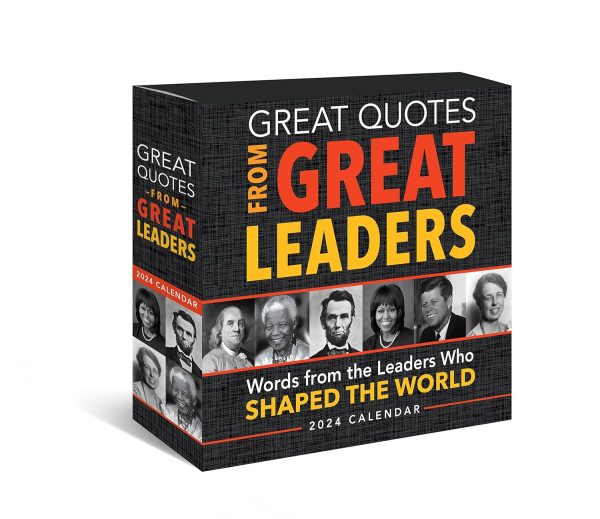 2024 Great Quotes From Great Leaders Boxed Calendar 365 Inspirational